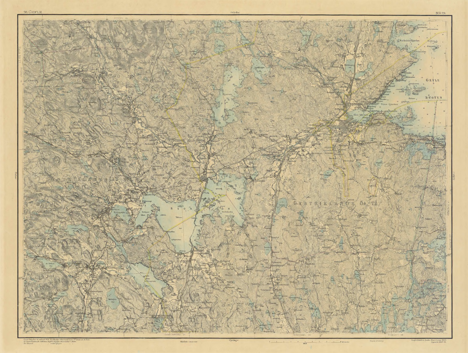Generalstabskarta från 1900